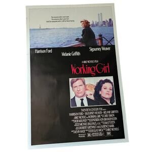 1988 Working Girl Original Movie House Full Sheet Poster
